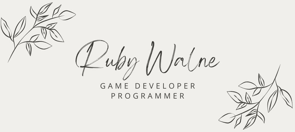 Ruby Walne Ruby Walne Itch Front Page
